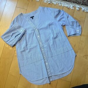 Talbots Button-back Striped Button Down